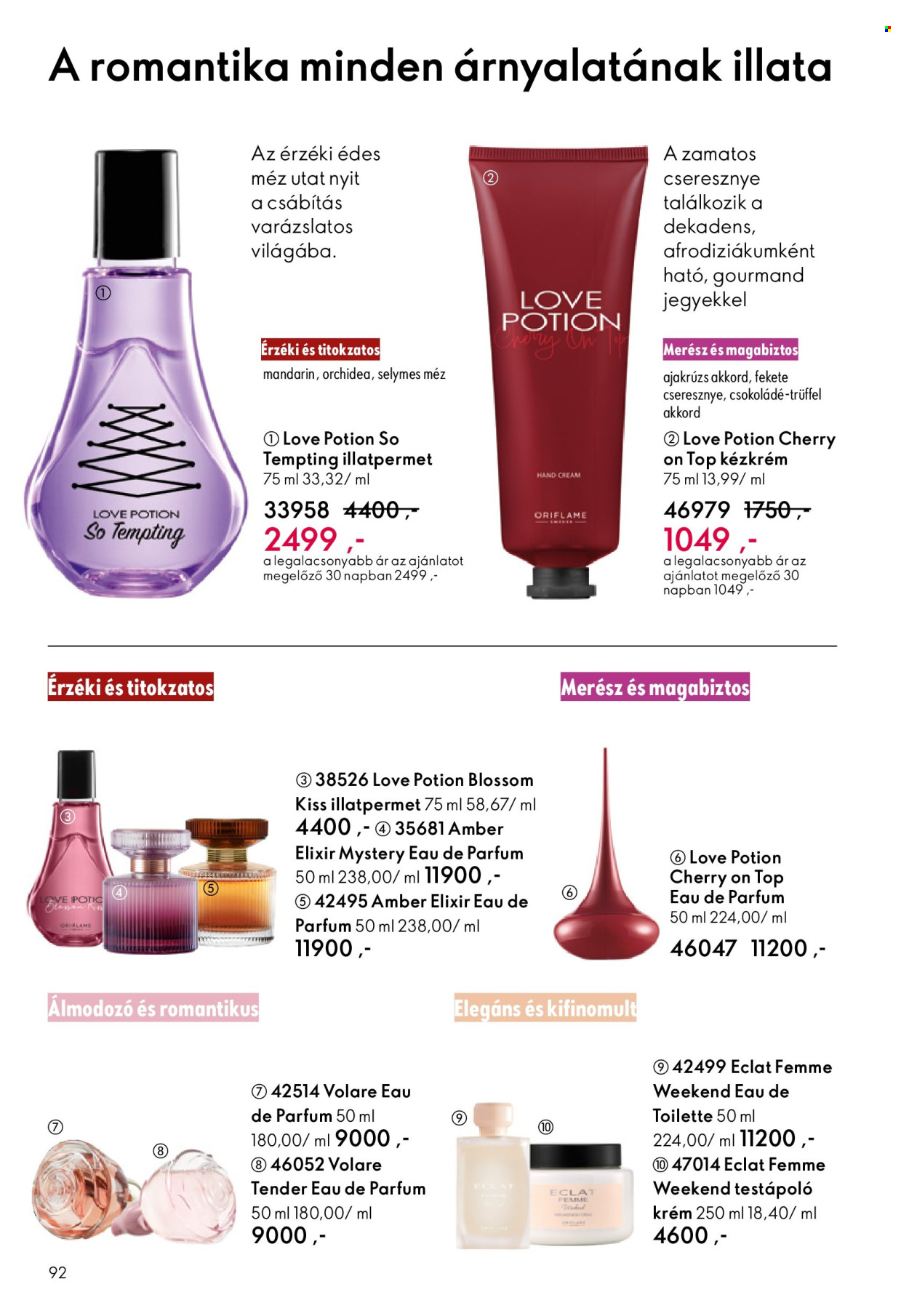 Oriflame akciós újságok - 2025.09.07 - 2025.09.30. Oldal 92