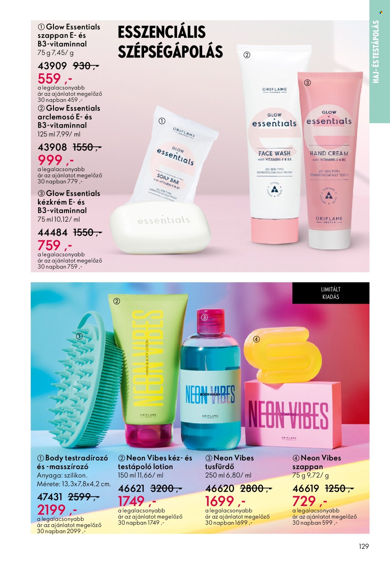 Oriflame akciós újságok - 2025.09.07 - 2025.09.30. Oldal 129