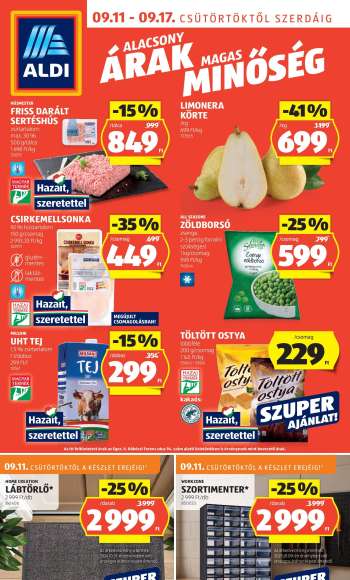 Újság Aldi - 2025.09.11 - 2025.09.17.