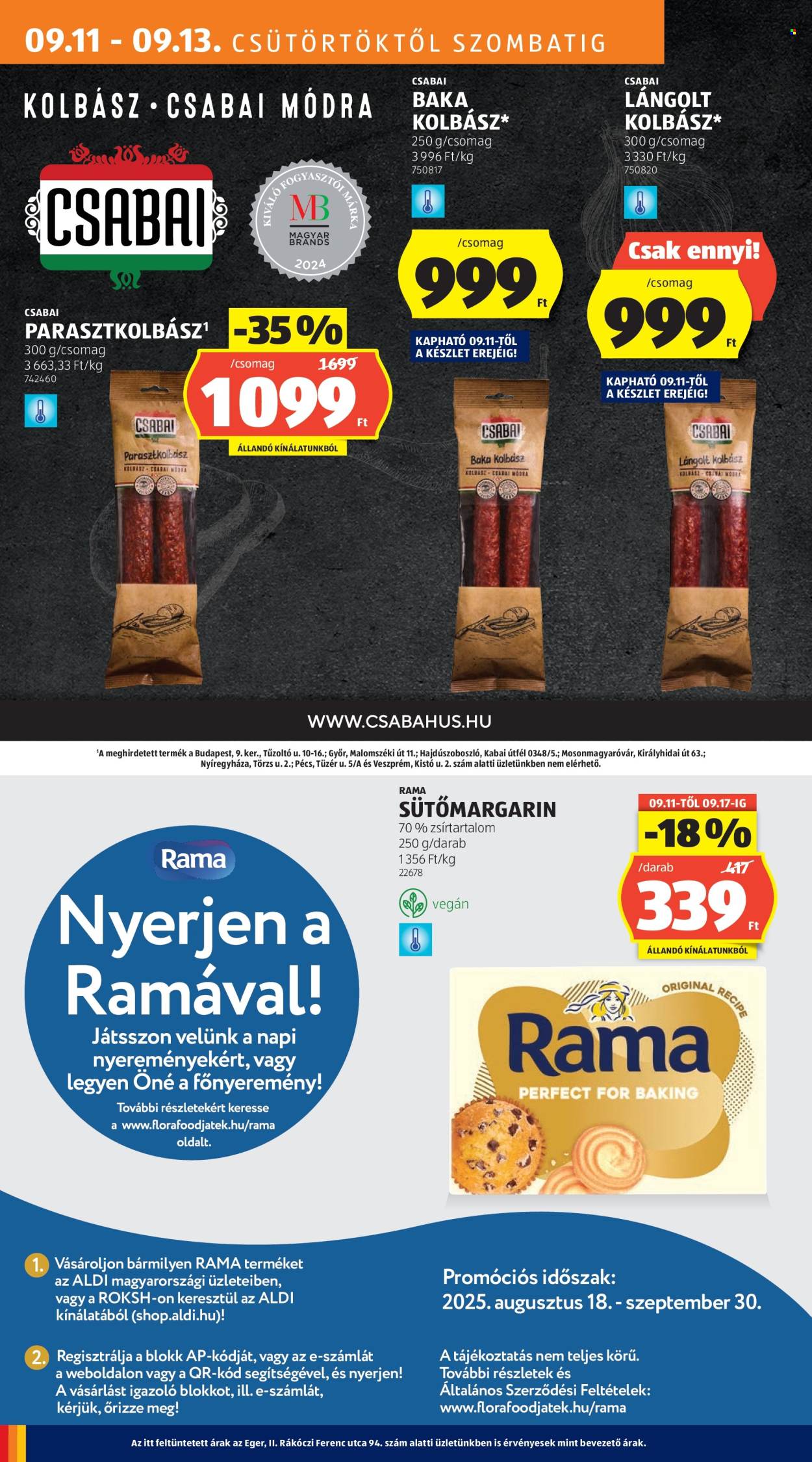 Aldi akciós újságok - 2025.09.11 - 2025.09.17. Oldal 16