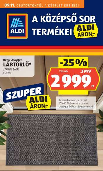 Újság Aldi - 2025.09.11 - 2025.09.17.