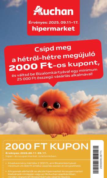 Újság Auchan - 2025.09.11 - 2025.09.17.