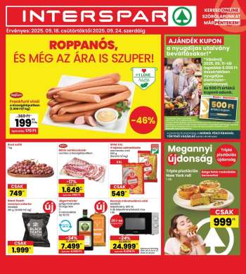 Újság INTERSPAR - 2025.09.18 - 2025.09.24.