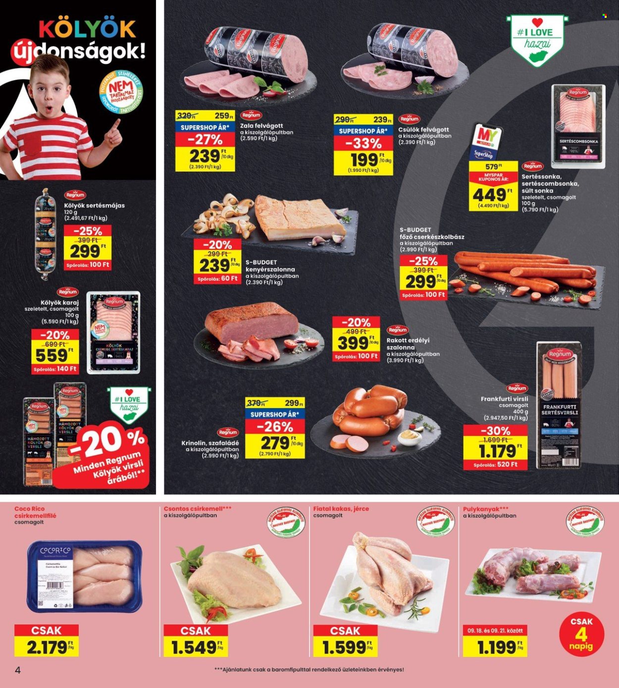 INTERSPAR akciós újságok - 2025.09.18 - 2025.09.24. Oldal 4