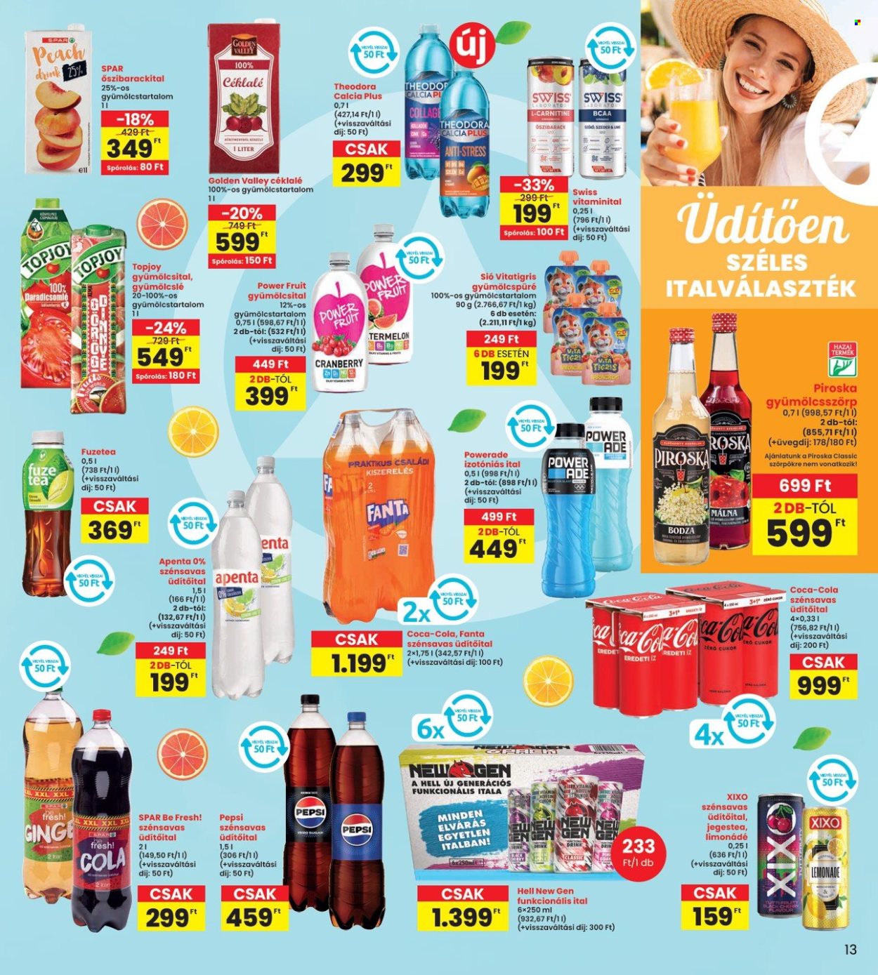 INTERSPAR akciós újságok - 2025.09.18 - 2025.09.24. Oldal 13