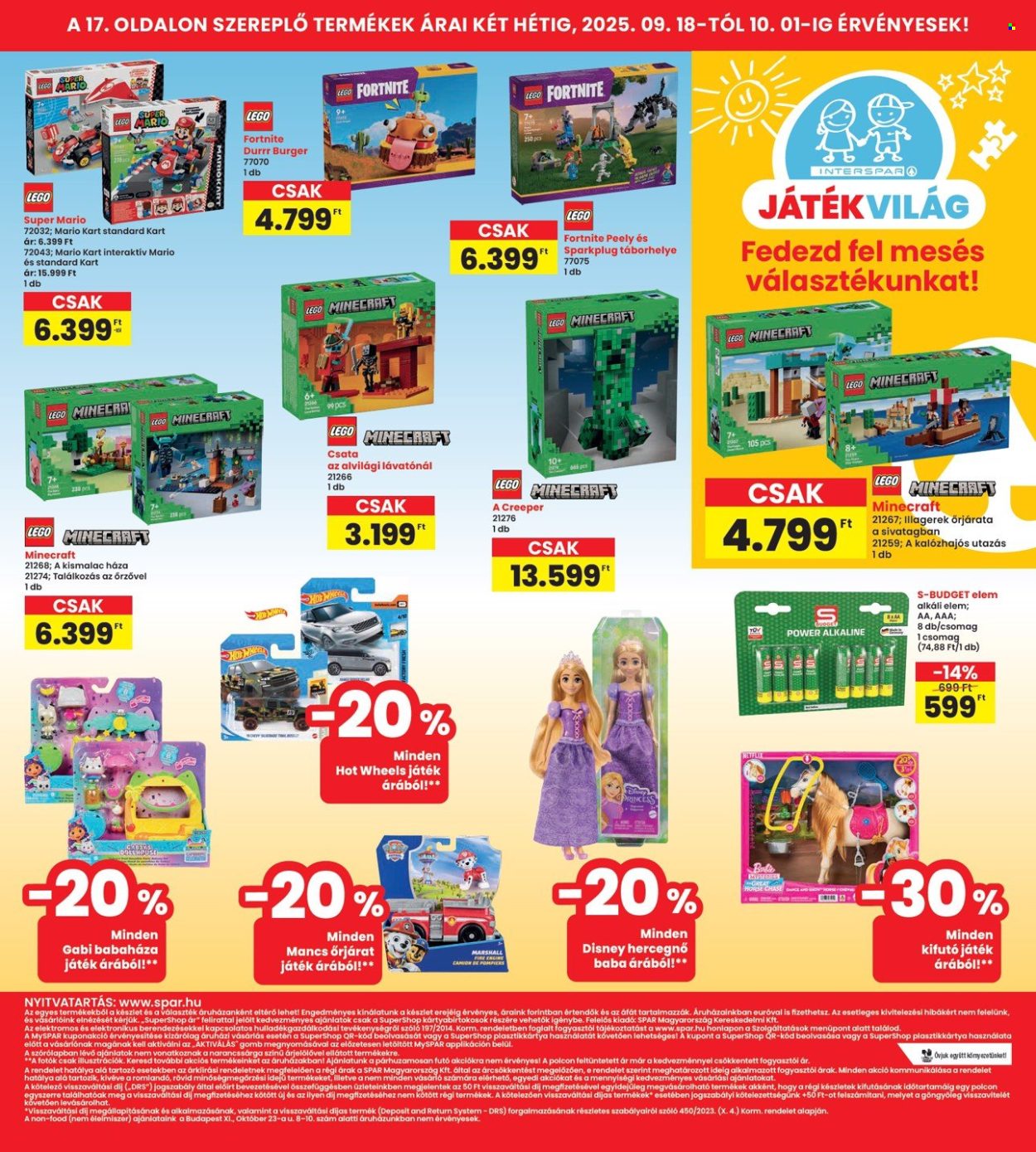 INTERSPAR akciós újságok - 2025.09.18 - 2025.09.24. Oldal 17