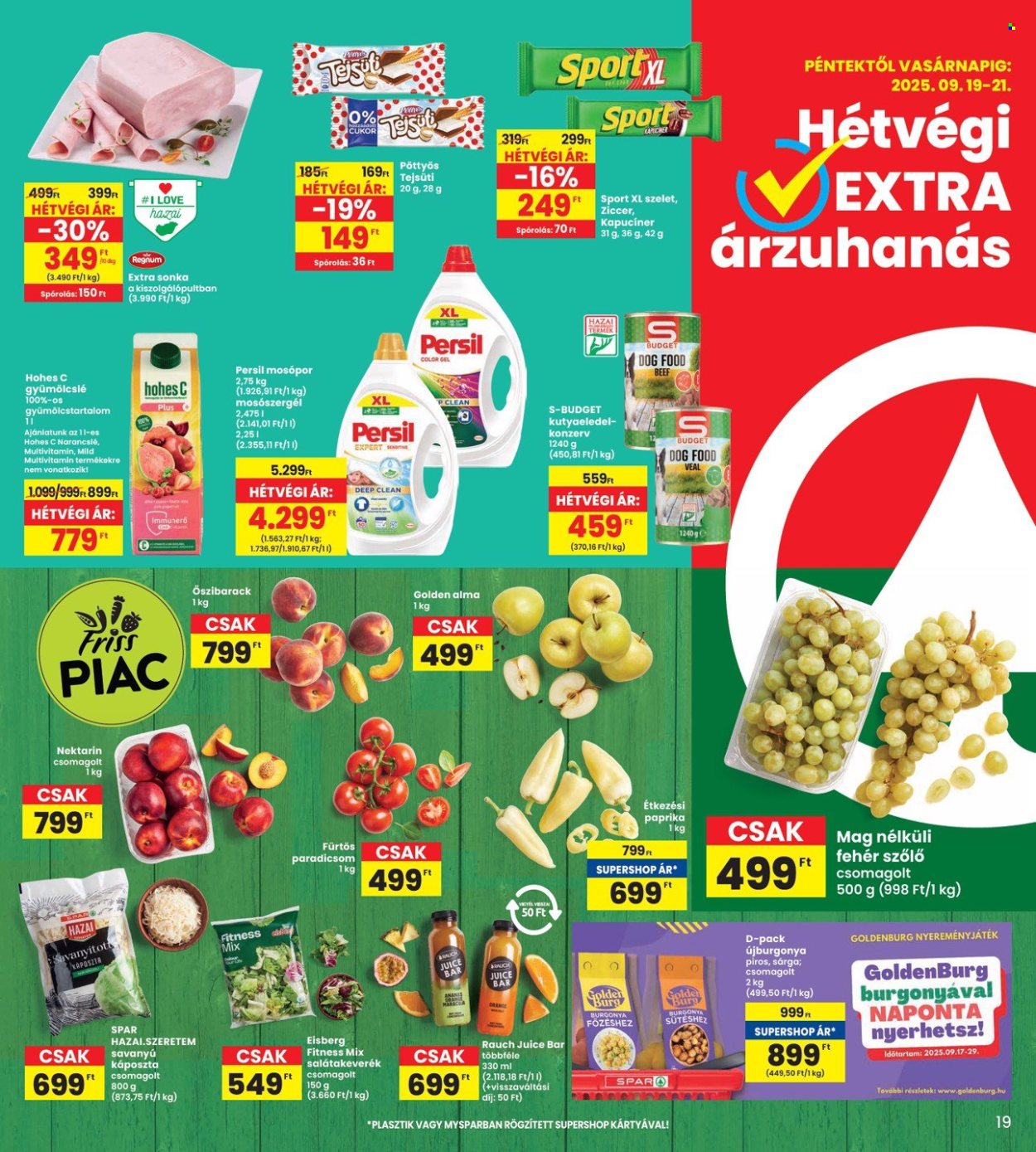 INTERSPAR akciós újságok - 2025.09.18 - 2025.09.24. Oldal 19