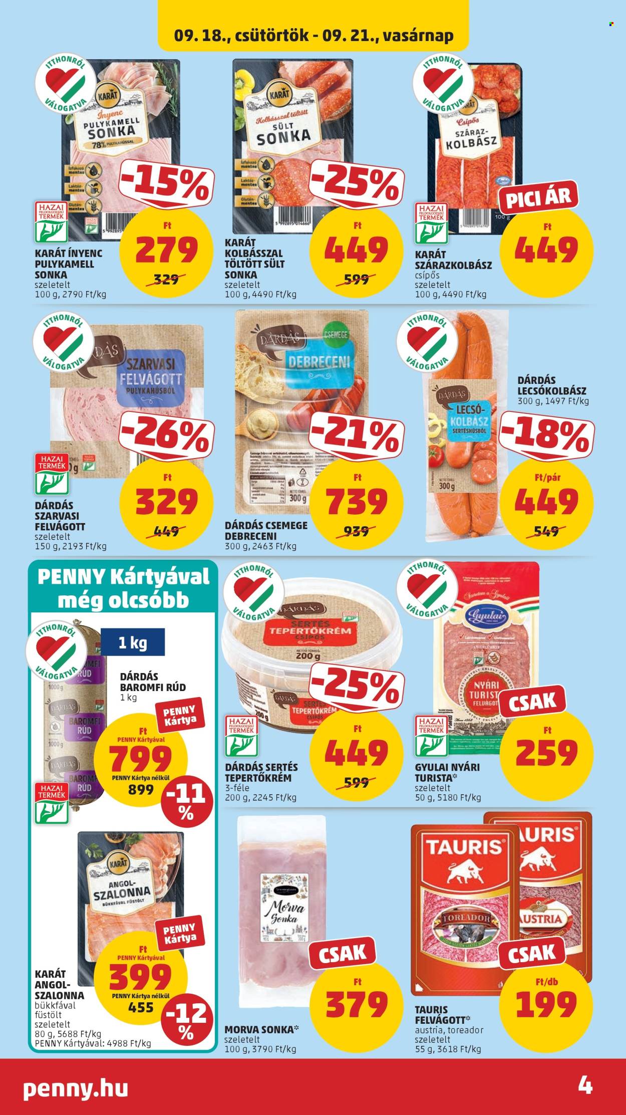 Penny Market akciós újságok - 2025.09.18 - 2025.09.24. Oldal 4