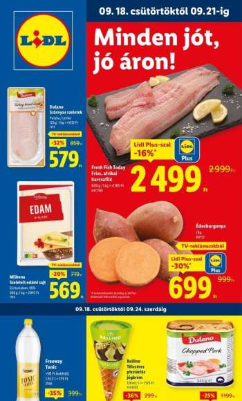 Újság Lidl - 2025.09.18 - 2025.09.24.