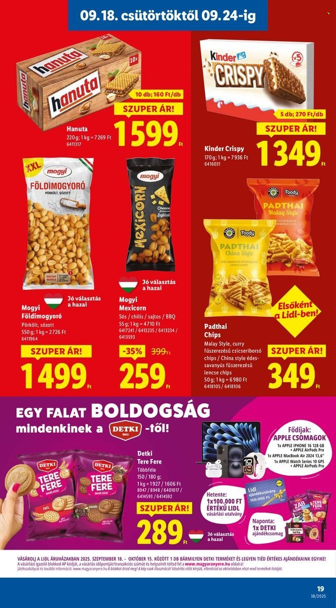 Lidl akciós újságok - 2025.09.18 - 2025.09.24. Oldal 19