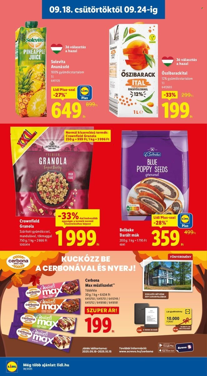 Lidl akciós újságok - 2025.09.18 - 2025.09.24. Oldal 20
