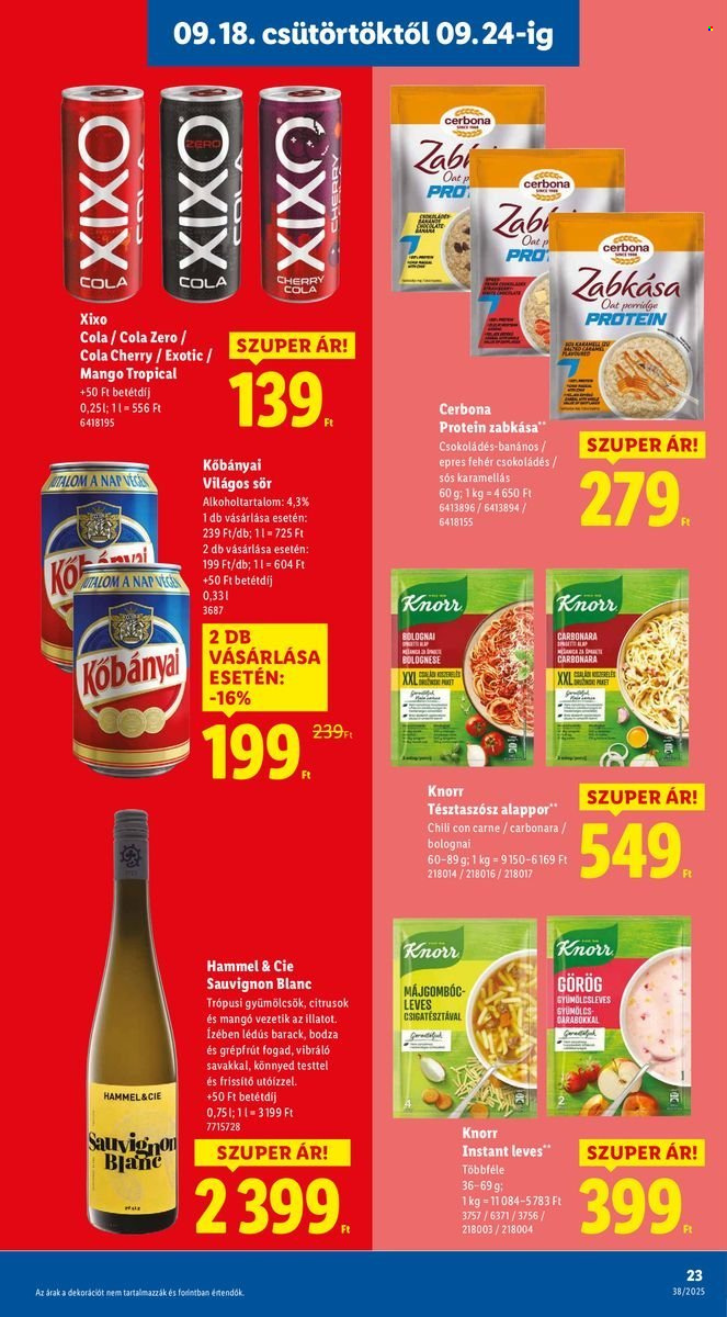 Lidl akciós újságok - 2025.09.18 - 2025.09.24. Oldal 23