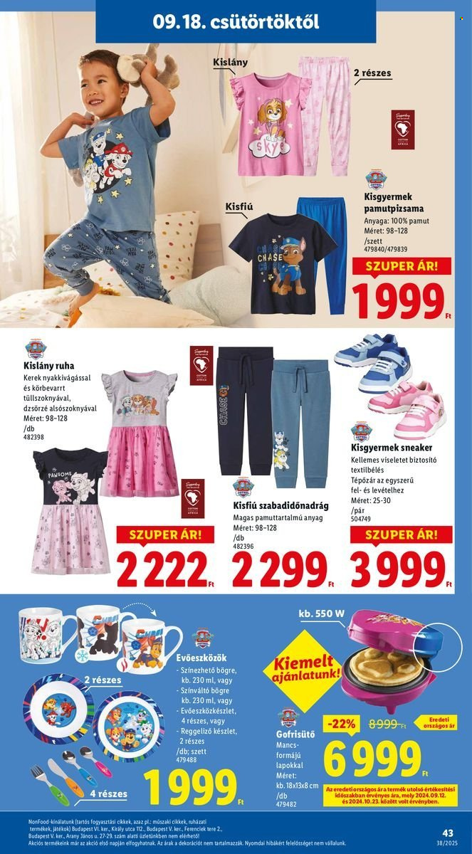 Lidl akciós újságok - 2025.09.18 - 2025.09.24. Oldal 43