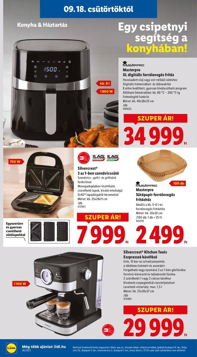 Lidl akciós újságok - 2025.09.18 - 2025.09.24. Oldal 44