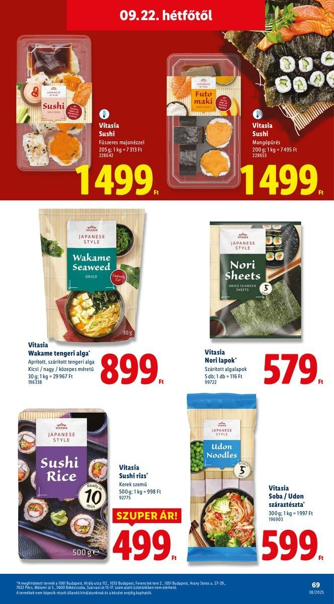 Lidl akciós újságok - 2025.09.18 - 2025.09.24. Oldal 69
