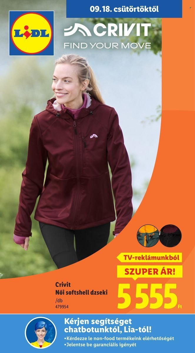 Lidl akciós újságok - 2025.09.18 - 2025.09.24. Oldal 1