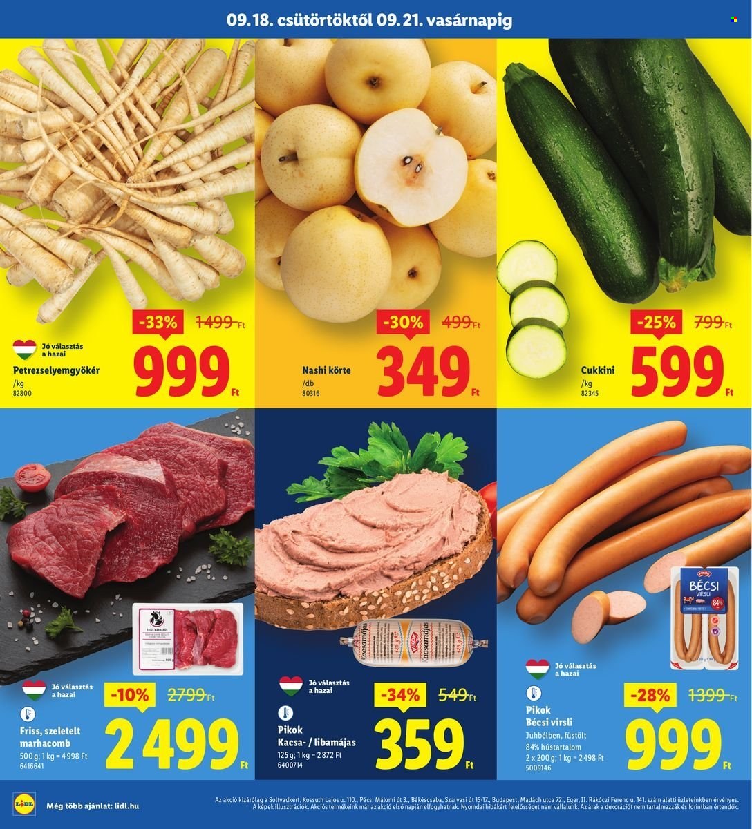 Lidl akciós újságok - 2025.09.18 - 2025.09.21. Oldal 2