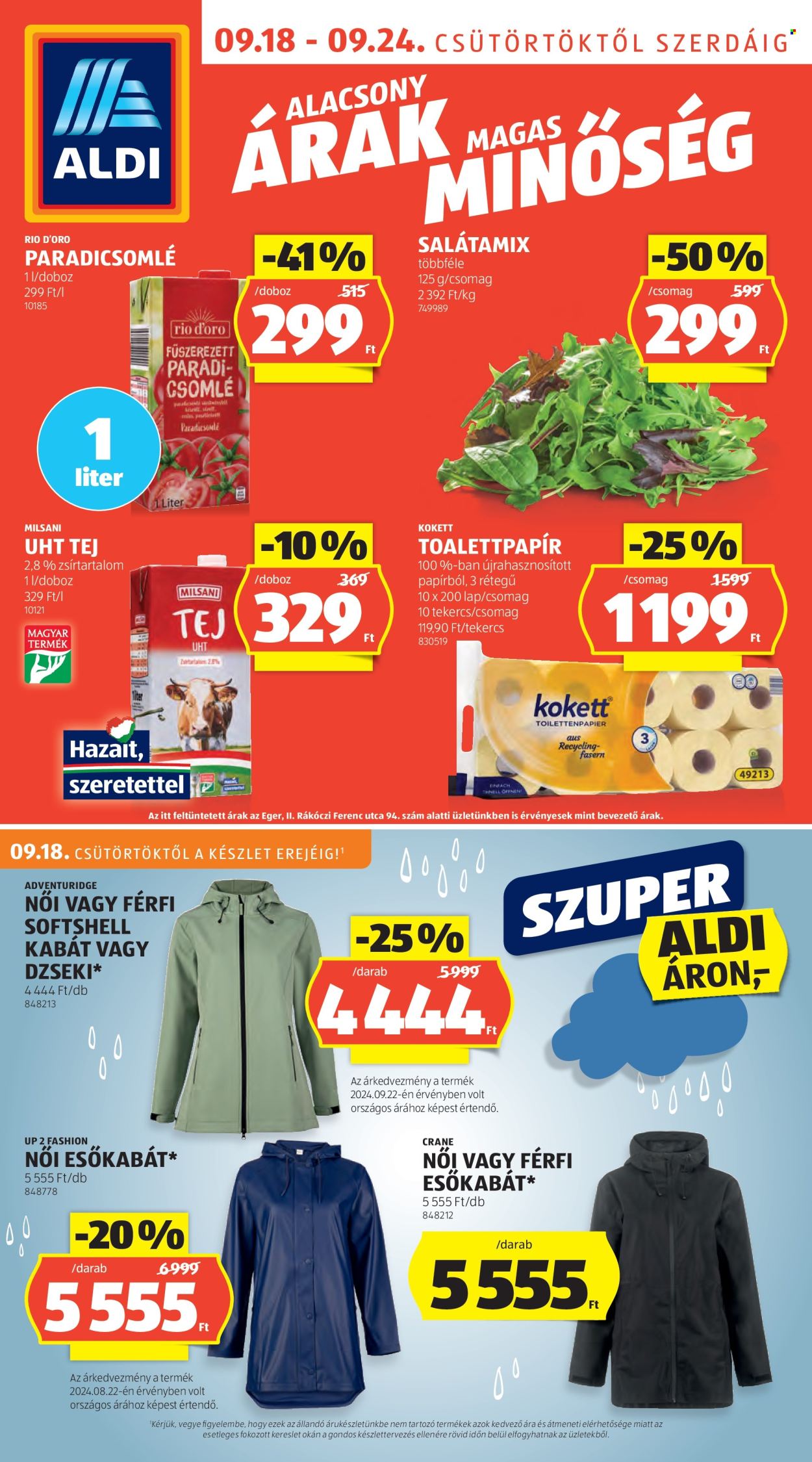 Aldi akciós újságok - 2025.09.18 - 2025.09.24. Oldal 1