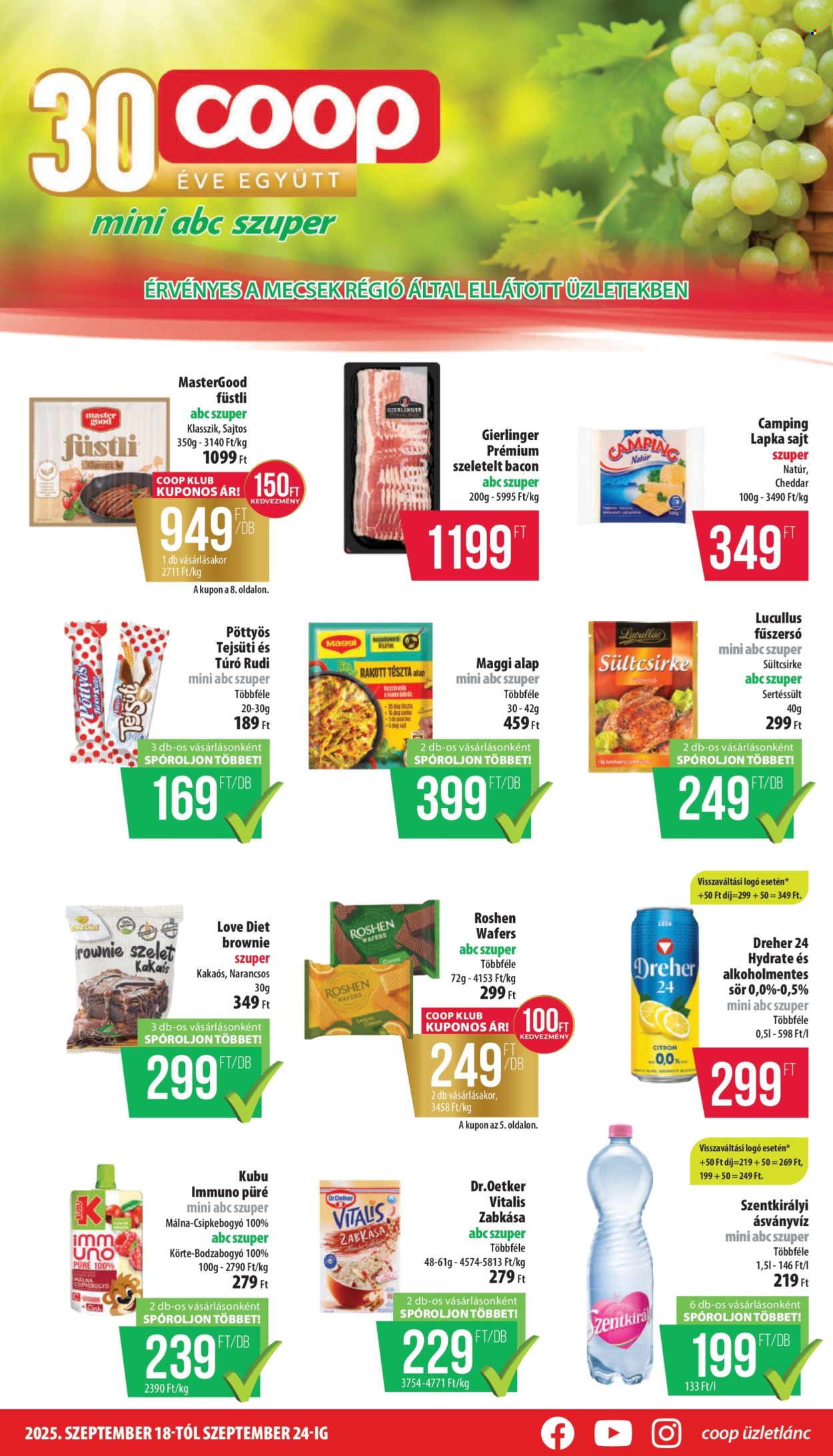Coop akciós újságok - 2025.09.18 - 2025.09.24. Oldal 1