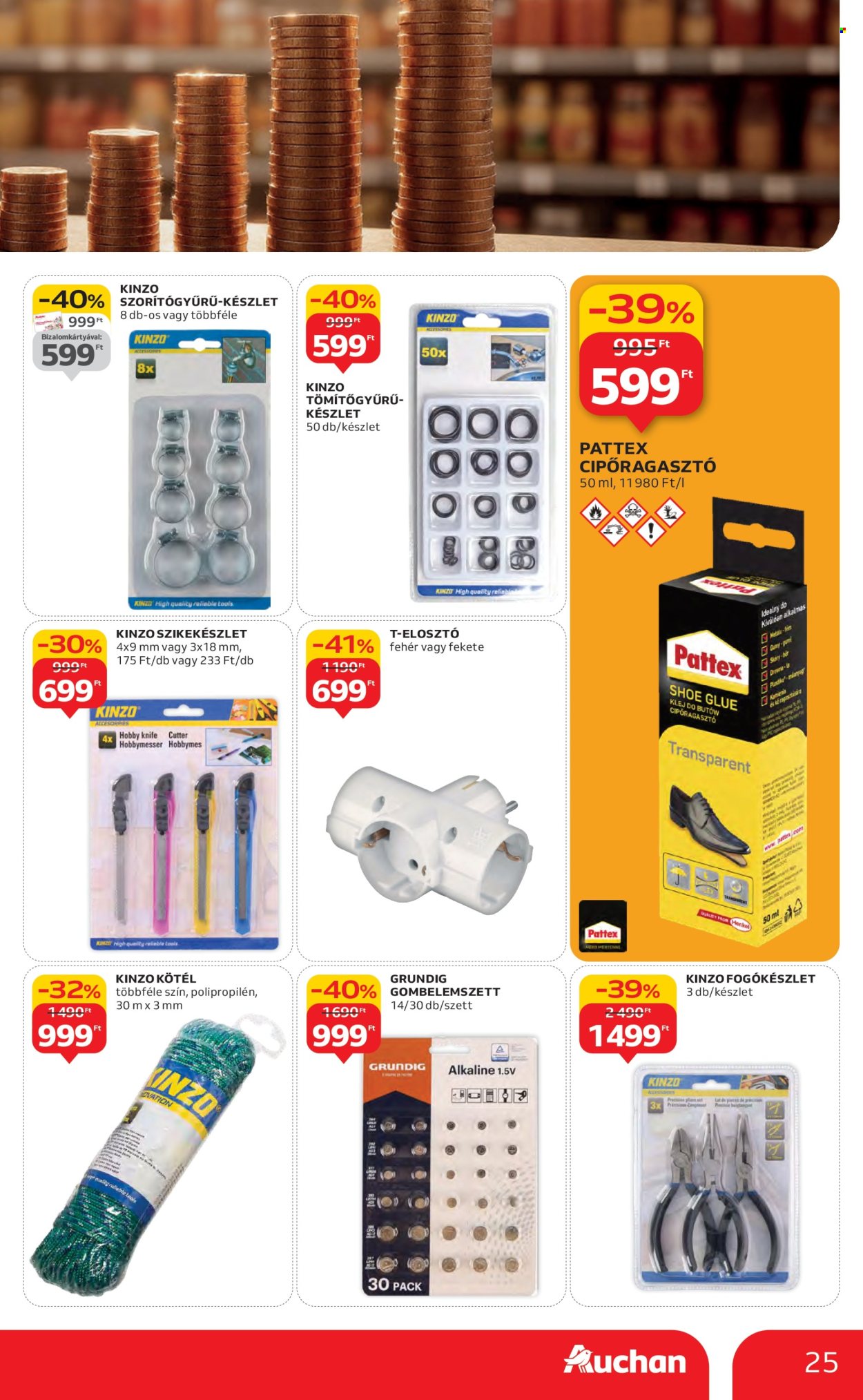 Auchan akciós újságok - 2025.09.18 - 2025.10.01. Oldal 25