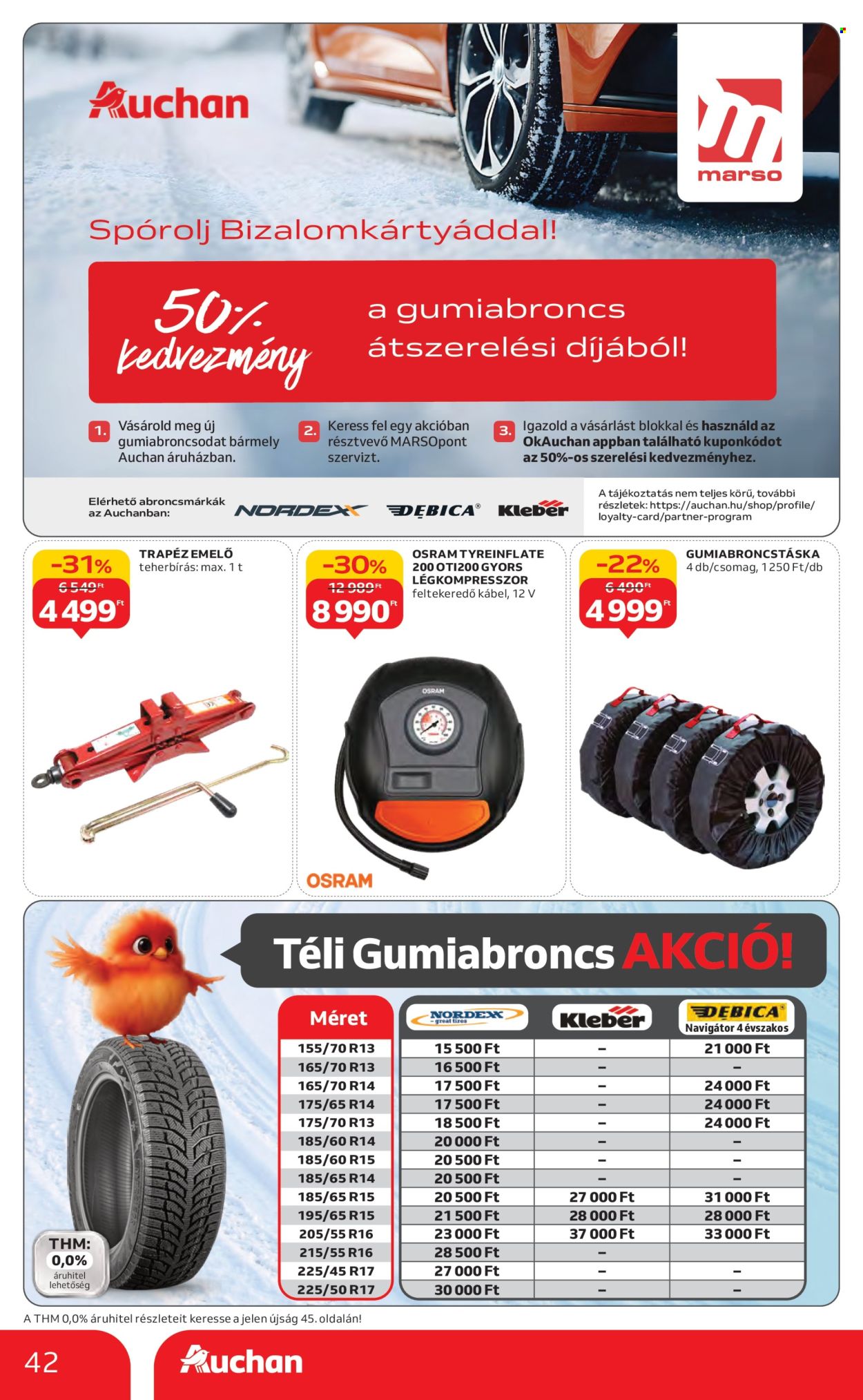 Auchan akciós újságok - 2025.09.18 - 2025.10.01. Oldal 42