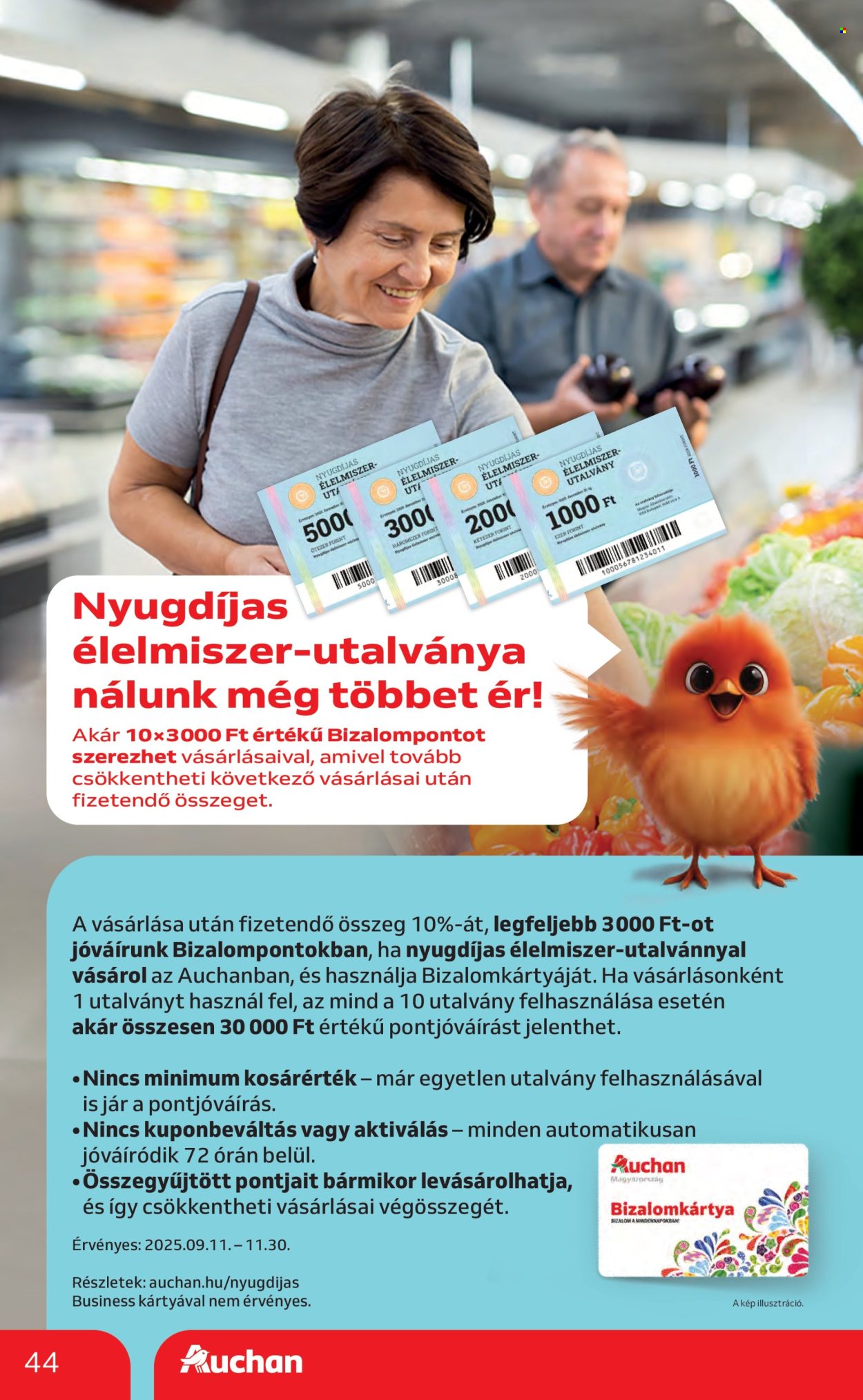 Auchan akciós újságok - 2025.09.18 - 2025.10.01. Oldal 44