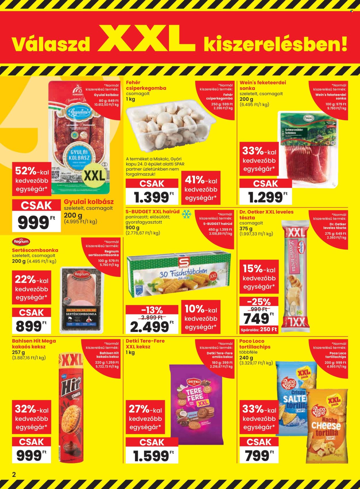 SPAR Szupermarket akciós újságok - 2025.09.18 - 2025.09.24. Oldal 2