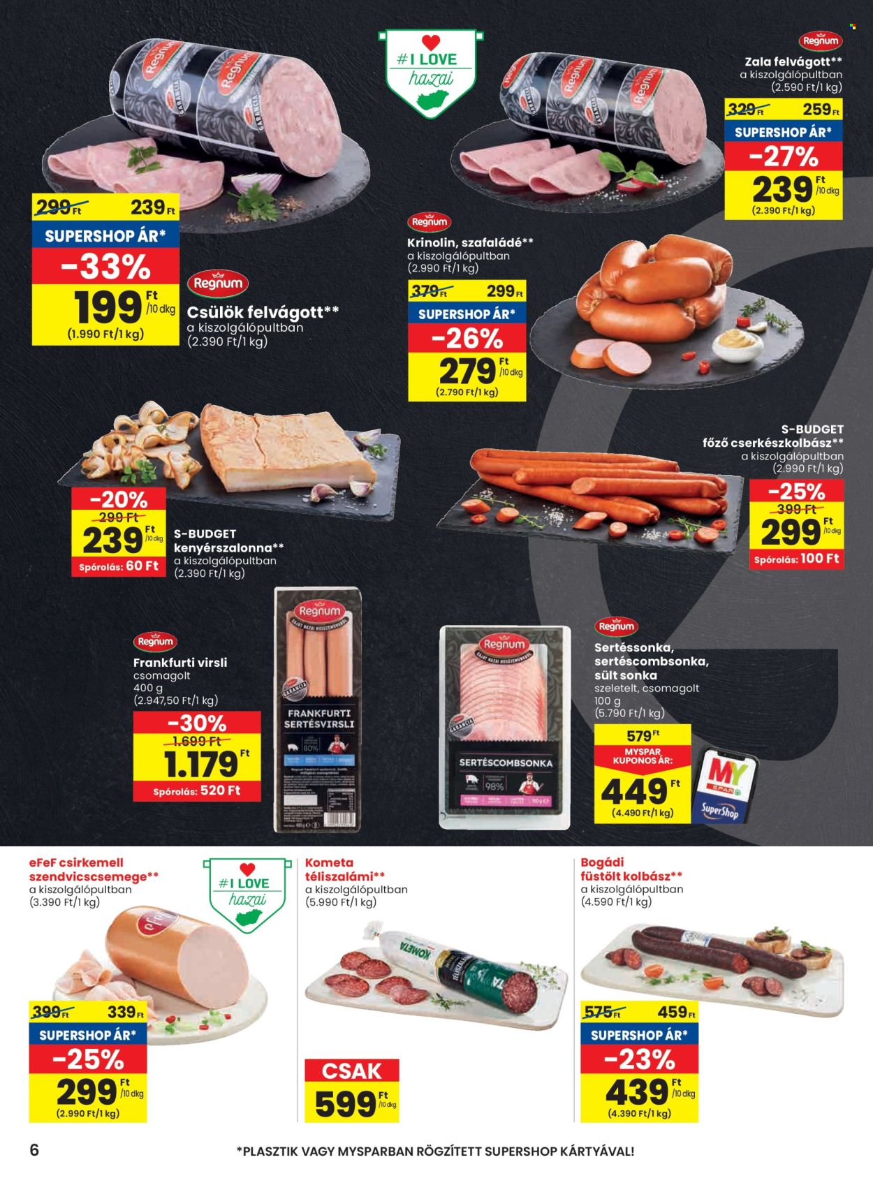 SPAR Szupermarket akciós újságok - 2025.09.18 - 2025.09.24. Oldal 6