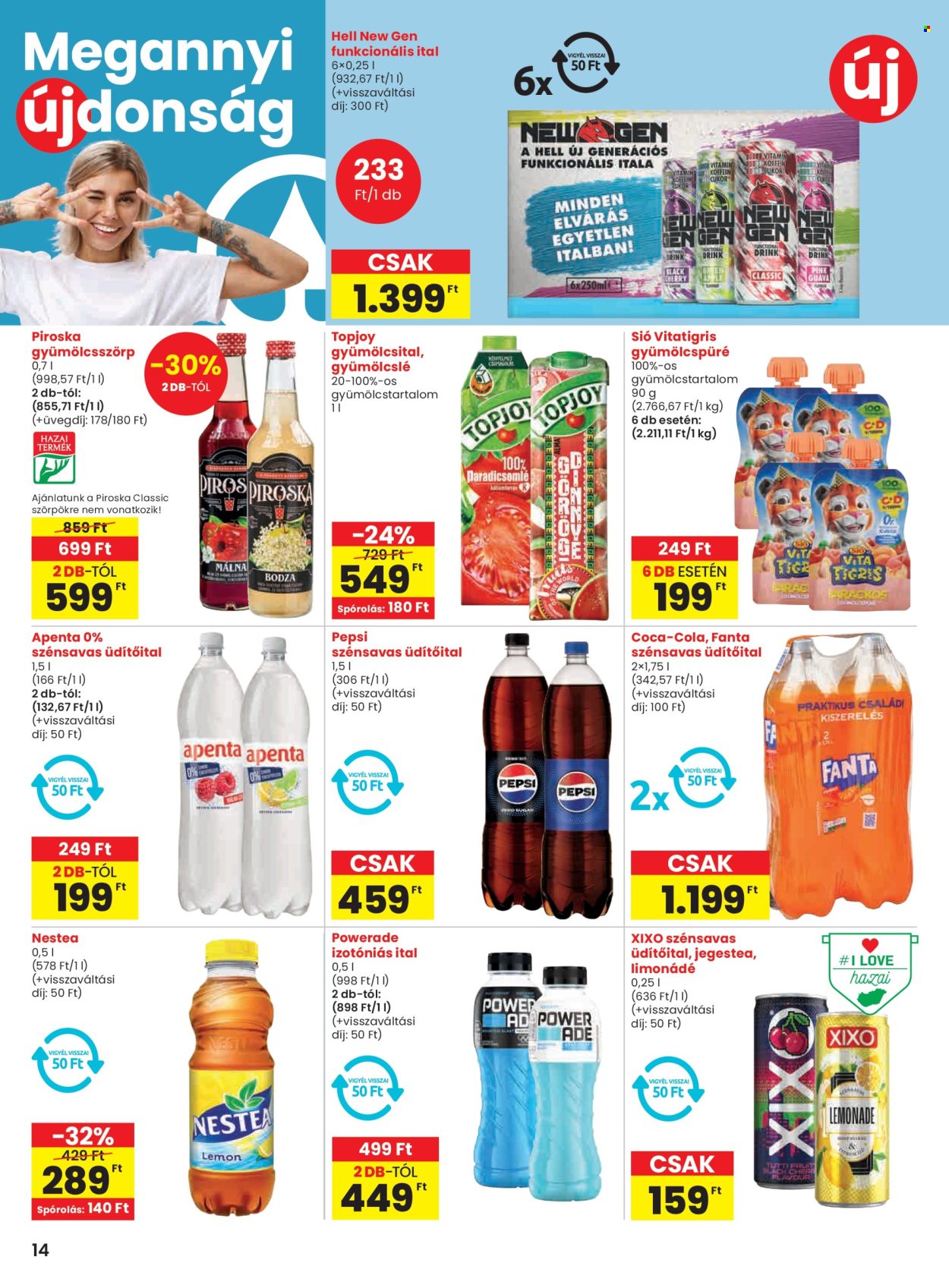 SPAR Szupermarket akciós újságok - 2025.09.18 - 2025.09.24. Oldal 14