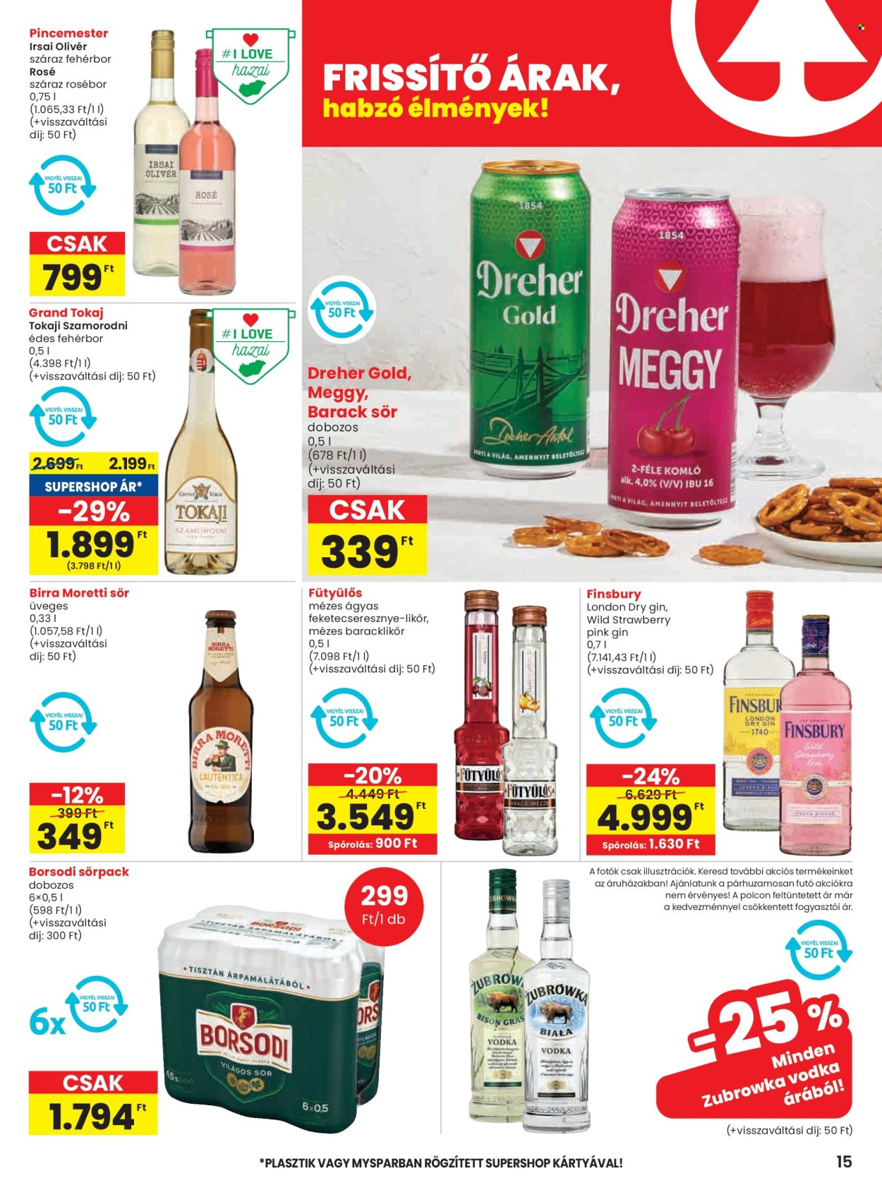 SPAR Szupermarket akciós újságok - 2025.09.18 - 2025.09.24. Oldal 15