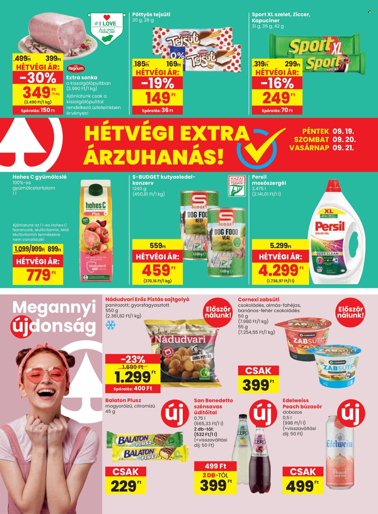 SPAR Szupermarket akciós újságok - 2025.09.18 - 2025.09.24. Oldal 20