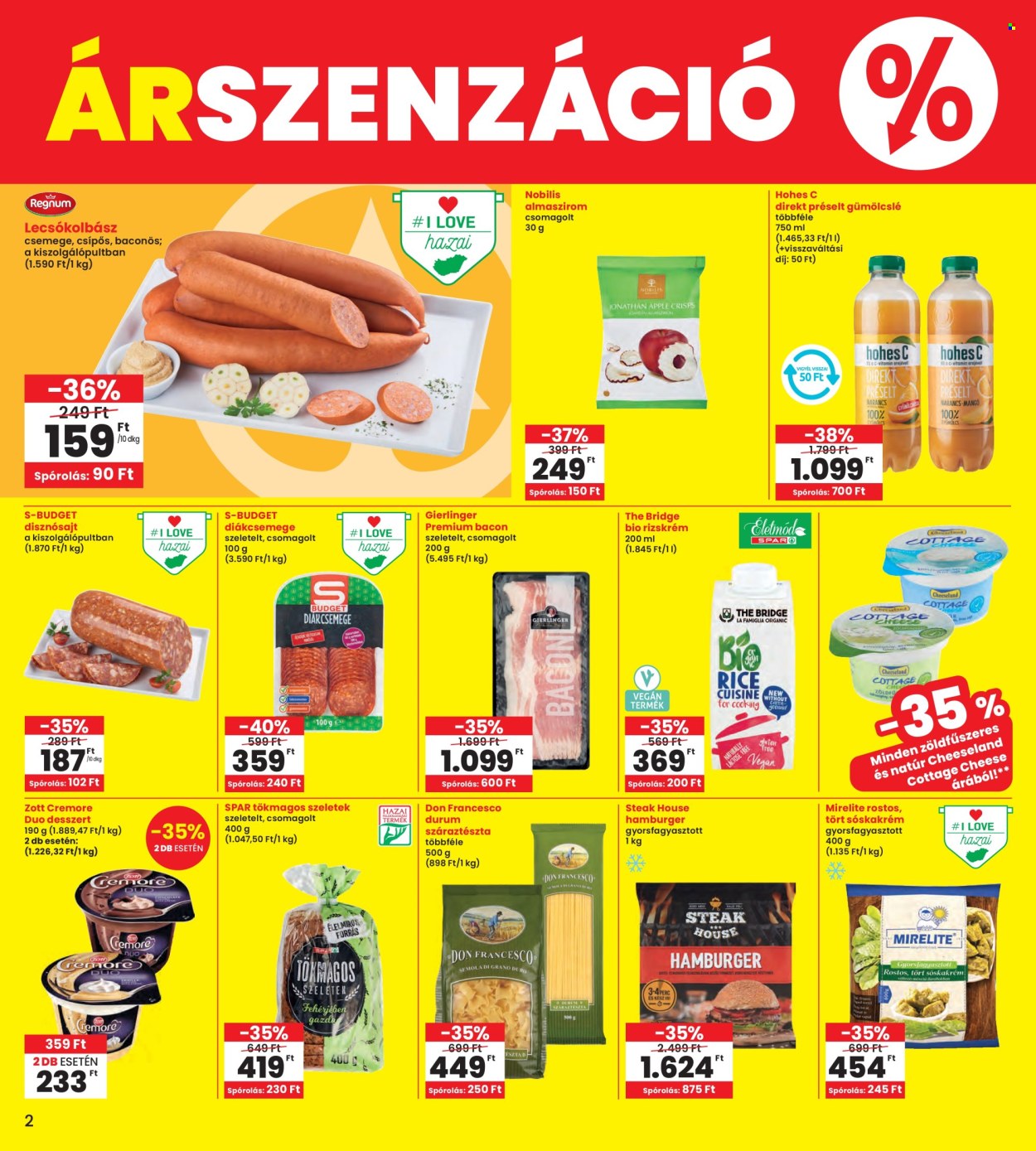 INTERSPAR akciós újságok - 2025.09.25 - 2025.10.01. Oldal 2