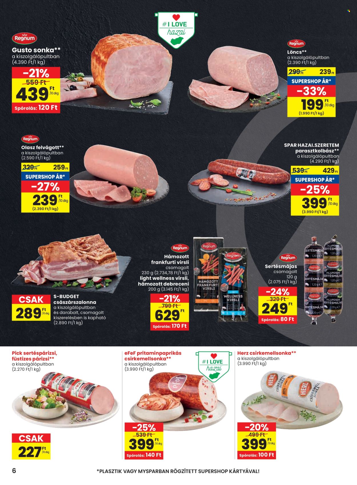 SPAR akciós újságok - 2025.09.25 - 2025.10.01. Oldal 6