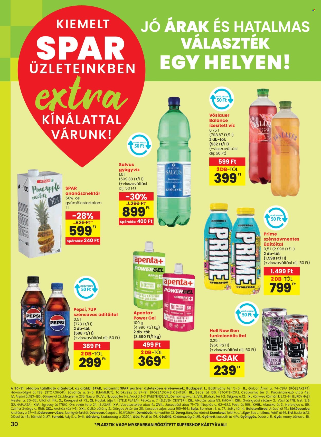 SPAR akciós újságok - 2025.09.25 - 2025.10.01. Oldal 7