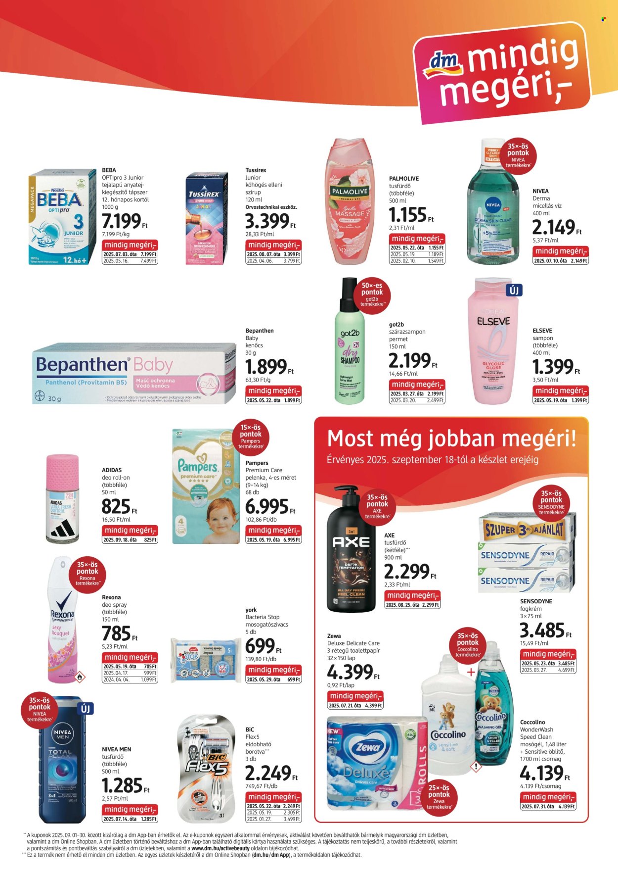 dm drogerie markt akciós újságok - 2025.09.18 - 2025.10.01. Oldal 3