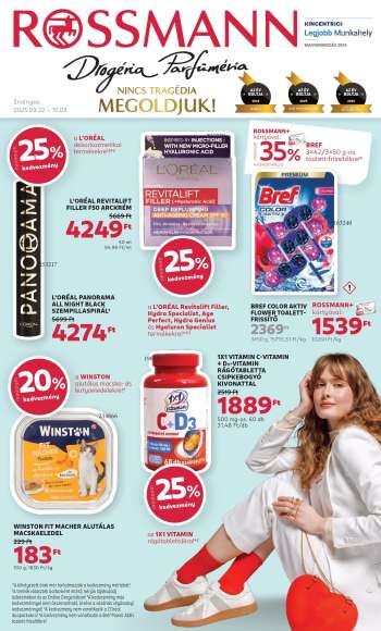 Újság Rossmann - 2025.09.22 - 2025.10.03.