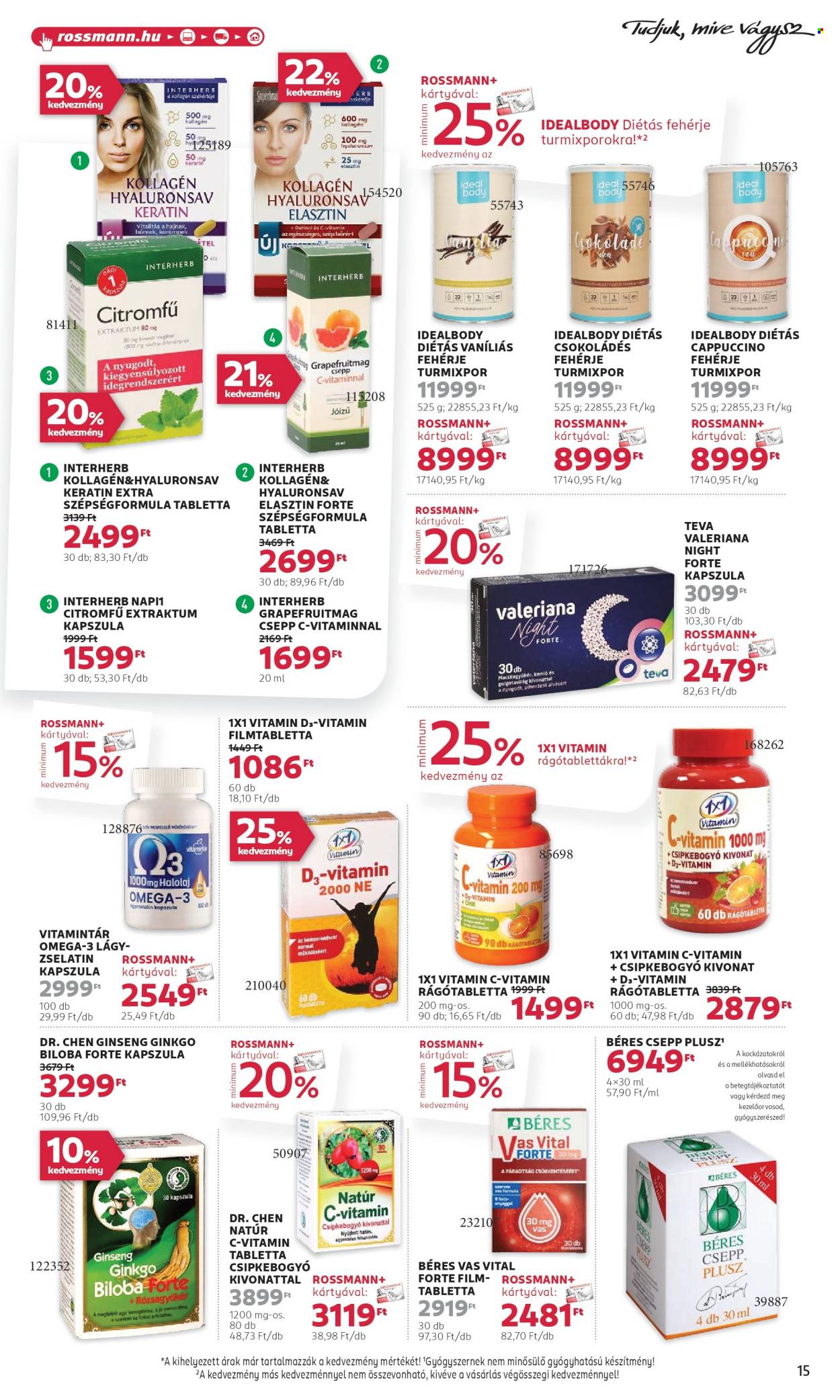 Rossmann akciós újságok - 2025.09.22 - 2025.10.03. Oldal 17