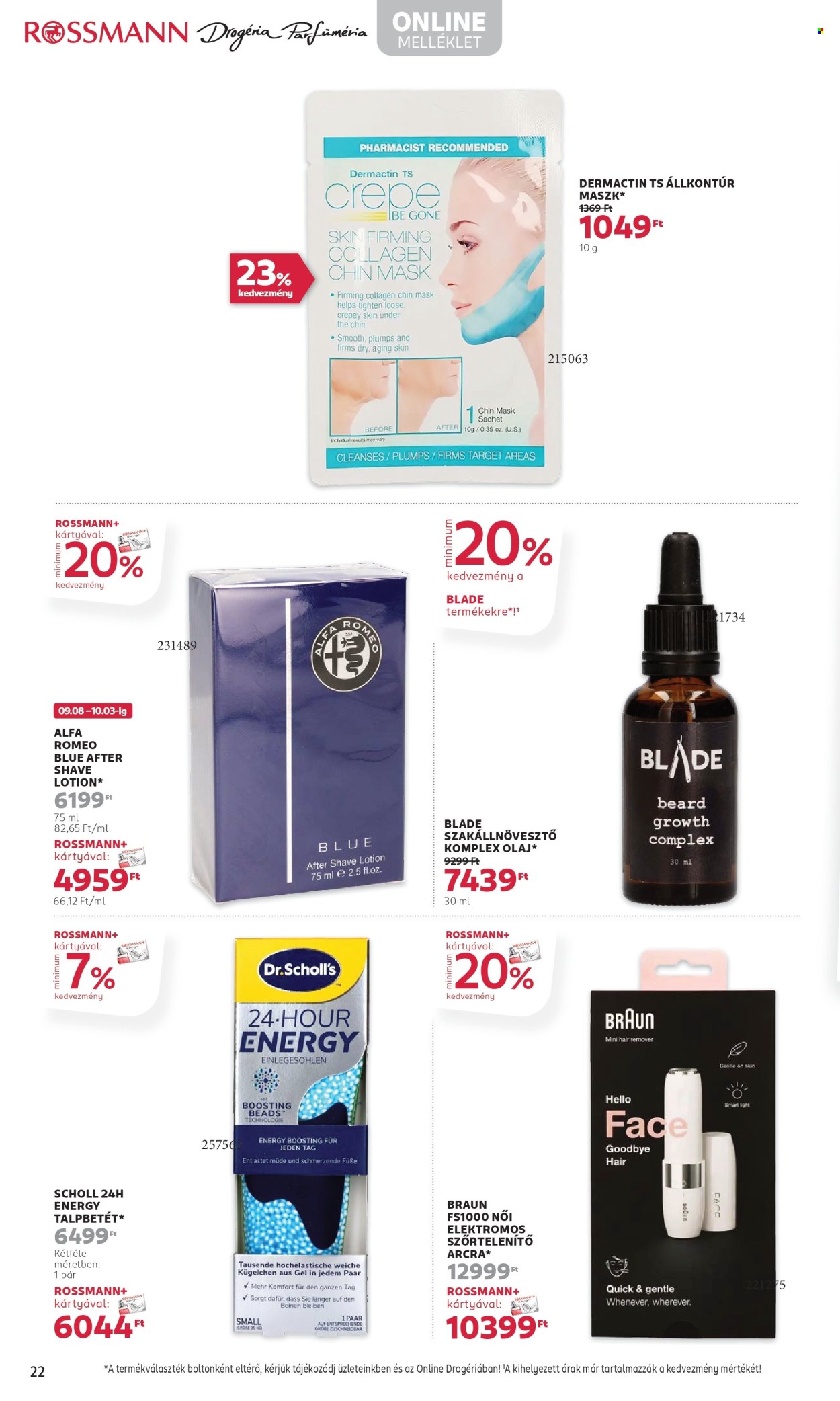 Rossmann akciós újságok - 2025.09.22 - 2025.10.03. Oldal 24