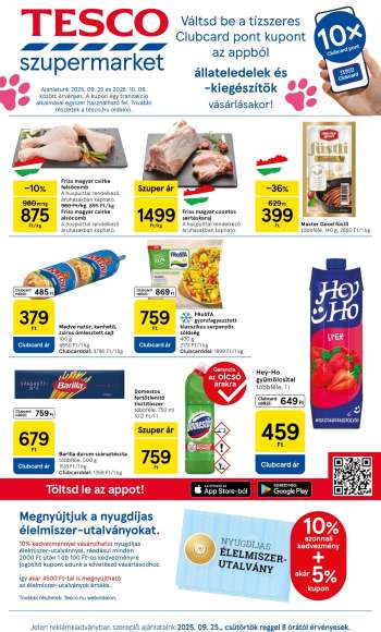 Újság TESCO - 2025.09.25 - 2025.10.01.
