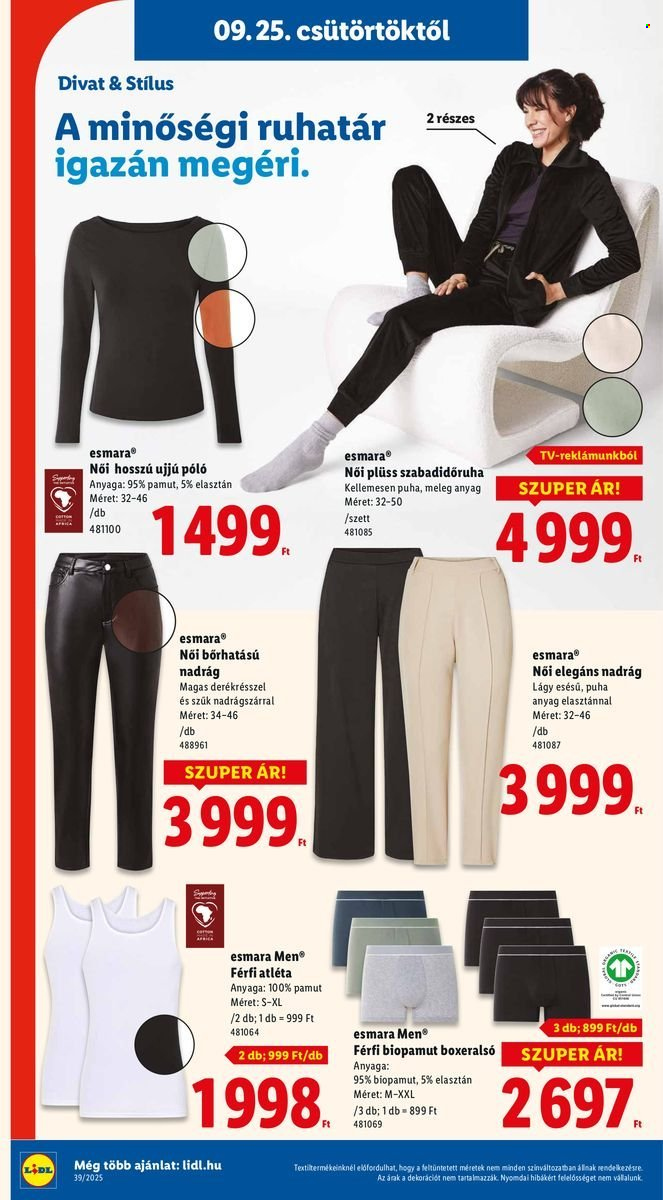 Lidl akciós újságok - 2025.09.25 - 2025.10.01. Oldal 6