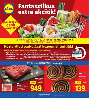 Újság Lidl - 2025.09.25 - 2025.09.28.