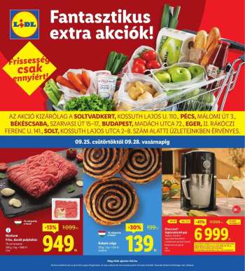 Újság Lidl - 2025.09.25 - 2025.09.28.