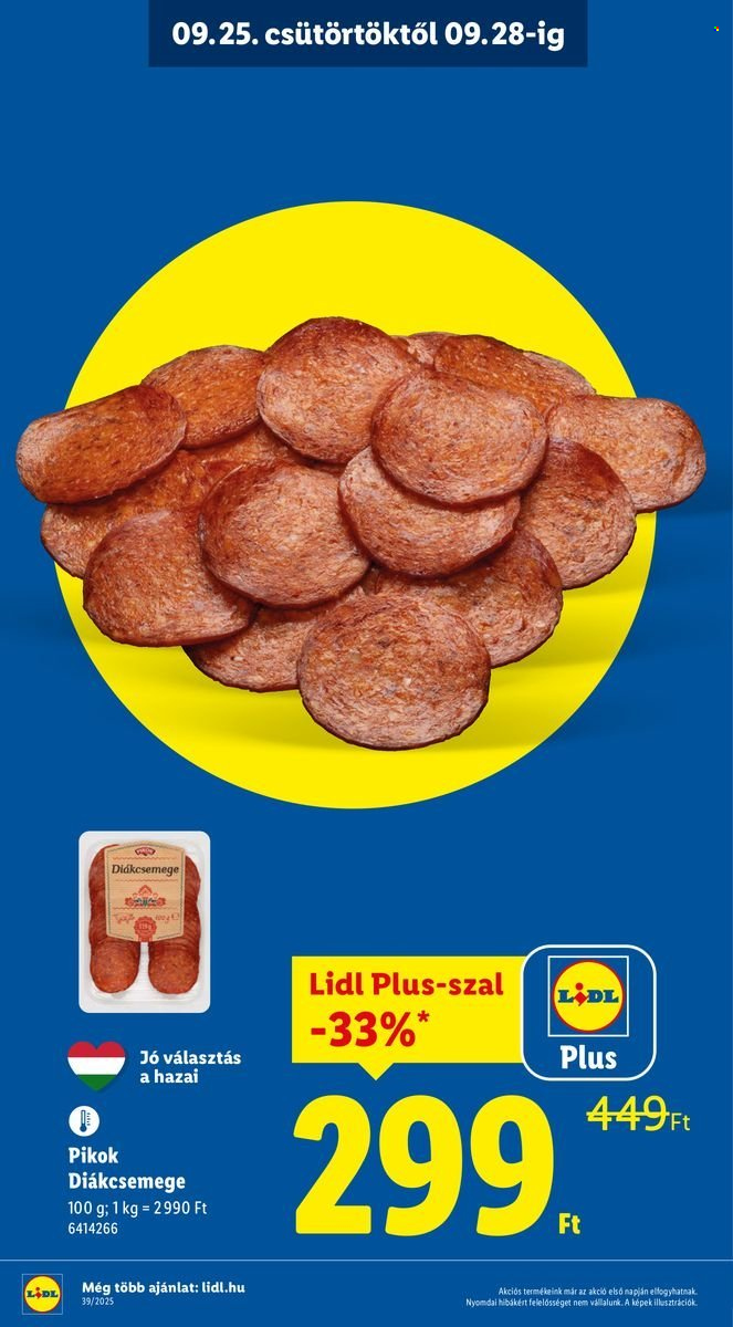 Lidl akciós újságok - 2025.09.25 - 2025.10.01. Oldal 6