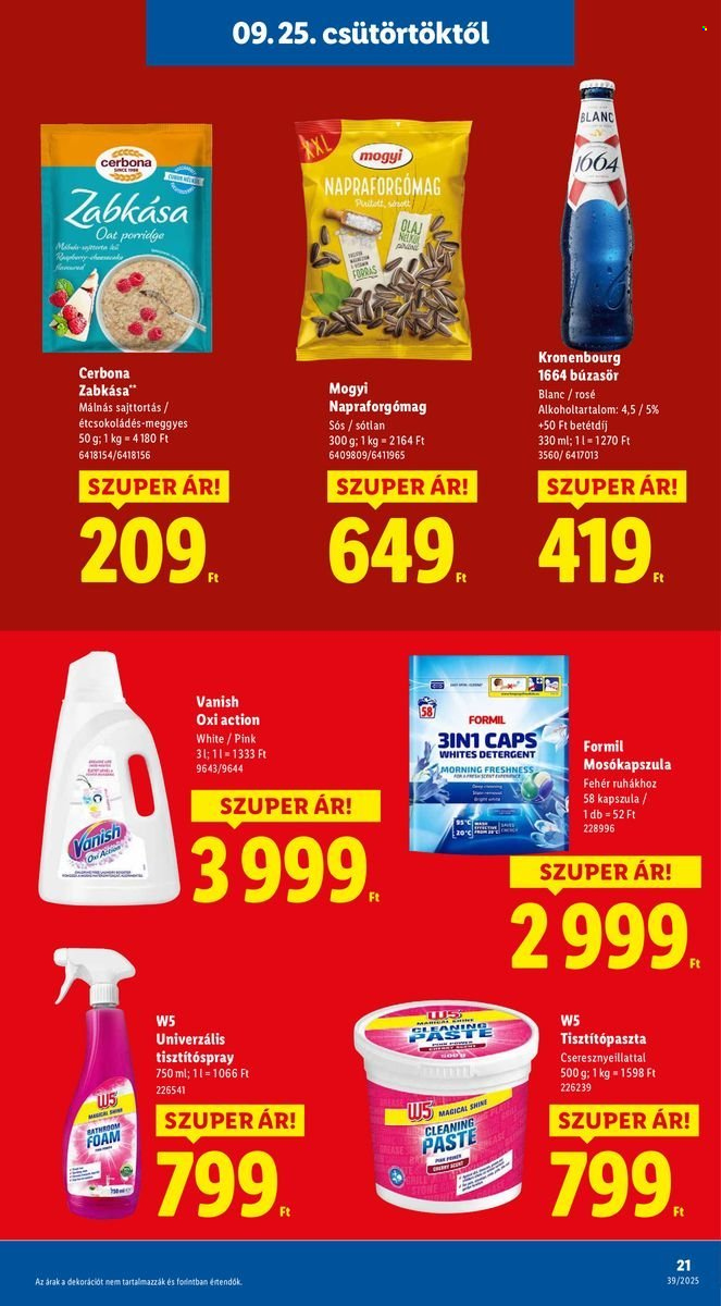 Lidl akciós újságok - 2025.09.25 - 2025.10.01. Oldal 21