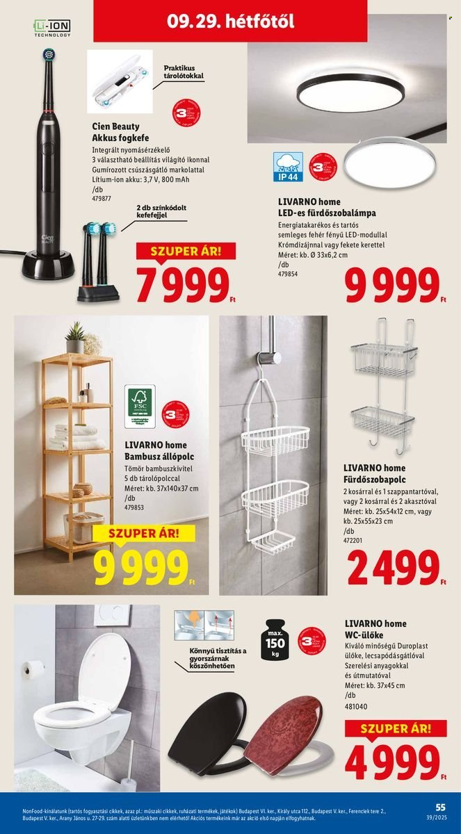 Lidl akciós újságok - 2025.09.25 - 2025.10.01. Oldal 55