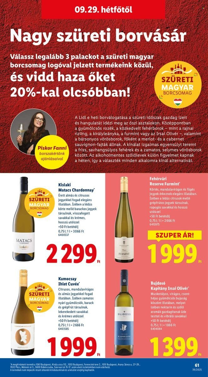 Lidl akciós újságok - 2025.09.25 - 2025.10.01. Oldal 61