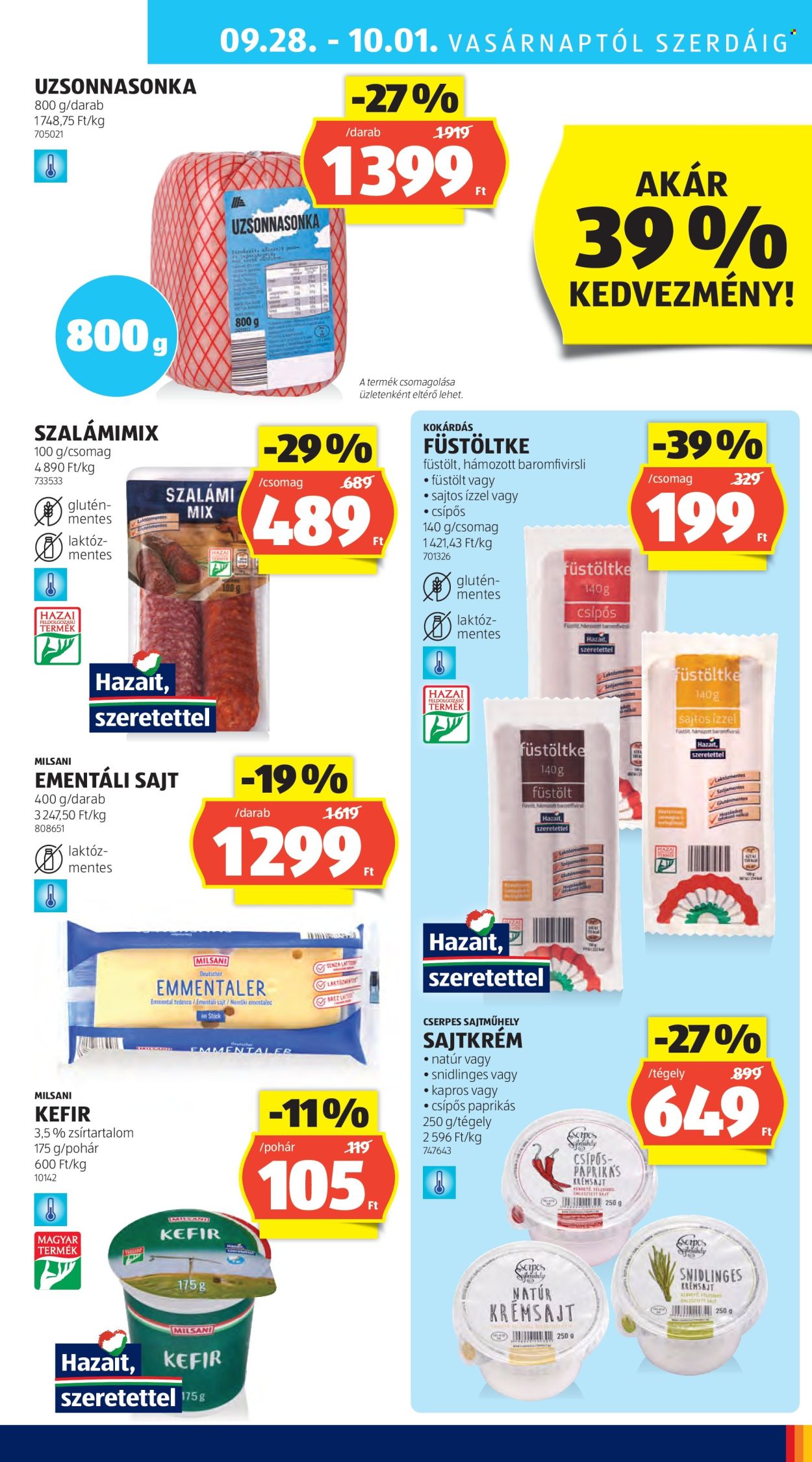 Aldi akciós újságok - 2025.09.25 - 2025.10.01. Oldal 27