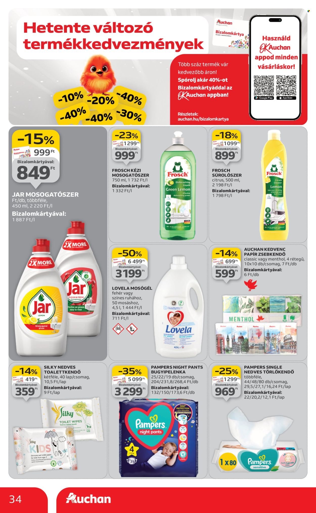 Auchan akciós újságok - 2025.09.25 - 2025.10.01. Oldal 34