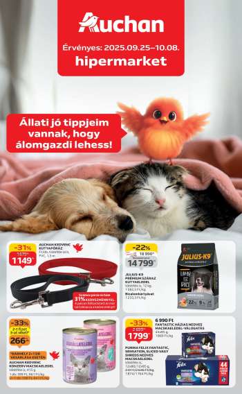 Újság Auchan - 2025.09.25 - 2025.10.08.