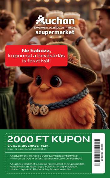 Újság Auchan - 2025.09.25 - 2025.10.01.